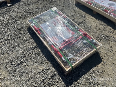 Quantity of (5) 2026 Suihe BC-5400 5400 lb Ratchet Binders & (10) 20 ft Chains (Unused)
