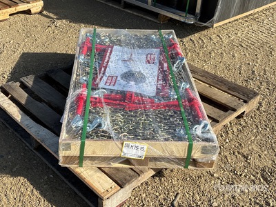 Quantity of (5) 2026 Suihe BC-5400 5400 lb Ratchet Binders & (10) 20 ft Chains (Unused)