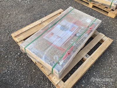 Quantity of (5) 2026 Suihe BC-5400 5400 lb Ratchet Binders & (10) 20 ft Chains (Unused)