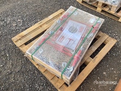Quantity of (5) 2026 Suihe BC-5400 5400 lb Ratchet Binders & (10) 20 ft Chains (Unused)
