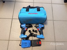 2026 Welgtek Fixtec FCK202 Qte D'Outils Sur Batterie (Non Utilise) Qty Of Cordless Power Tools (Unused)