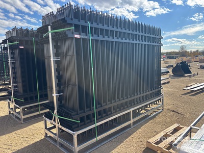 Quantity of (30) 2026 Suihe NF-X-30-4 Powder Coated Fencing (Unused)