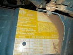 Engine with Emission Label