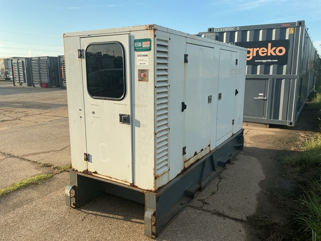 Aggreko Mfg 155 kW Skid-Mounted Generator Set (Inoperable)