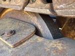 Undercarriage with Left Front Idler