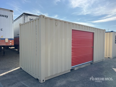 20 ft Standard Roll Up Door Storage Container (Unused)