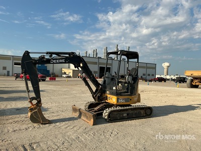 2018 John Deere 35G を見 Mini Excavator