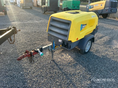 2018 Atlas Copco XAS110 110 cfm Mobile Air Compressor