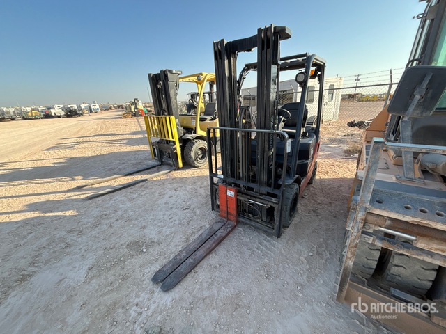 2019 Toyota 8FGU15 2500 lb Pneumatic Tire Forklift