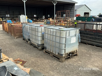 Quantity of (3) 1040 L Chemical Totes