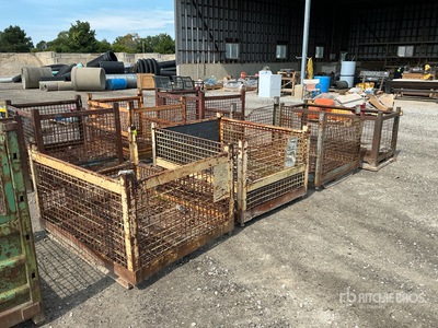 Quantity of (4) Metal Crates