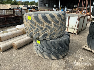 Quantity of (2) 710/50R26.5 Wheel Loader Tires