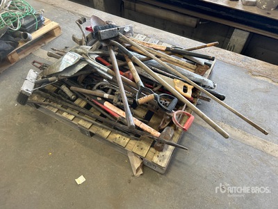 Quantity of Assorted Tools, Sledgehammers, Shovels, Bolt Cutters