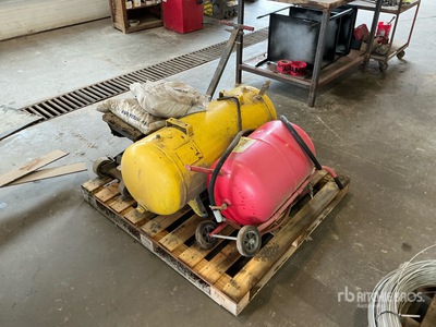 Portable Air Tanks and Floor Jack