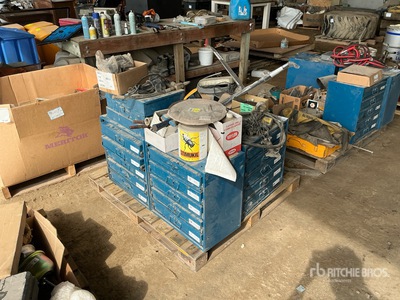 Quantity of Tool Cabinets, miscellaneous parts
