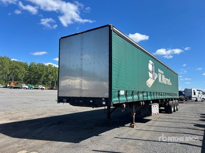1990 Fruehauf FB9 48 ft Tri/A Curtain Side Trailer