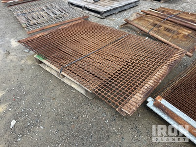 Quantity of (2) 1.5 in x 59 in width x 92 in long Screen