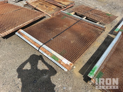Quantity of (4) Pallets of 1 in x 60 in width x 62 in long Screen
