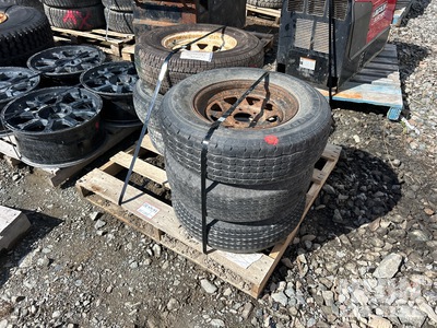 Quantity of (6) Assorted Trailer Tires