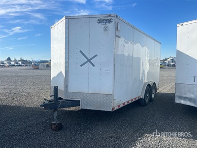 2019 Continental Cargo VHW8816TAZ 16 ft T/A Enclosed Trailer
