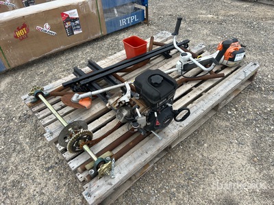 Quantity of (3) Kart Project, Stihl Trimmer, and Roof Rack (Inoperable)