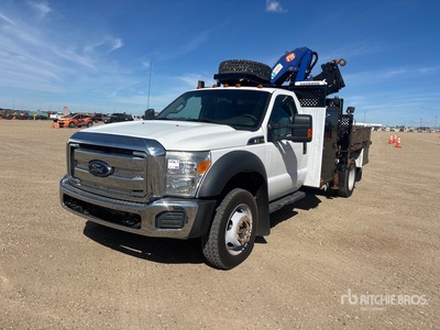 2012 PM 8023 Knuckle Boom on 2012 Ford F-550 XLT 4x4 Boom Truck