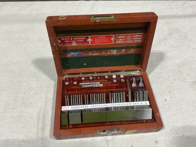 Pratt & Whitney Gage Block Set