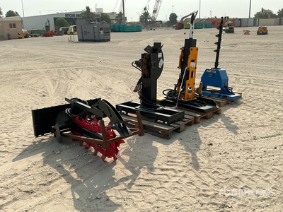 Quantity of (5) Attachments of Mini Skid Steer Loader Varios implementos minicargadora (Unused)