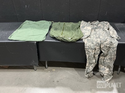 (50) Barracks Bags, (18) Pairs of Mechanics Coveralls & Assorted Items