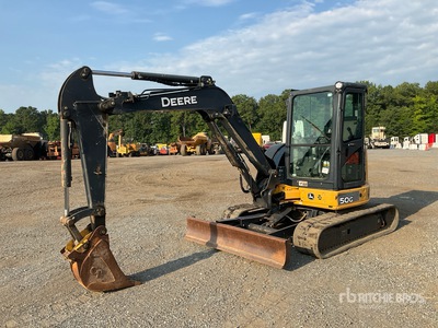 2016 John Deere 50G Mini Excavator