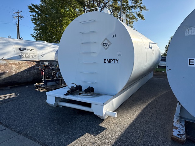12000 gal Skid Mounted Steel Storage 12,000 Gallon Fuel Tank