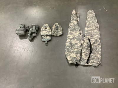(29) Entrenching Tool Carriers, (4) Pistol Holsters & Assorted Items