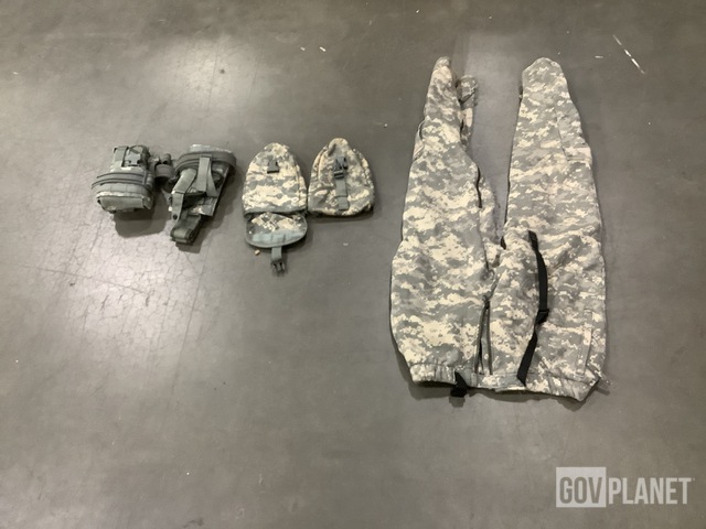 (29) Entrenching Tool Carriers, (4) Pistol Holsters & Assorted Items