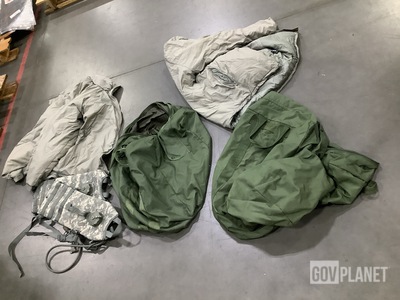 (4) Extreme Cold Weather Parkas, (7) Hydration Carriers & Assorted Items