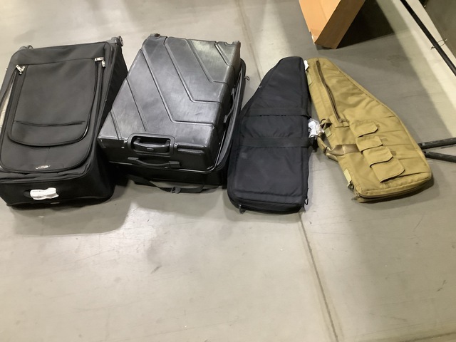 (7) Luggage Bags & (2) Individual Cases