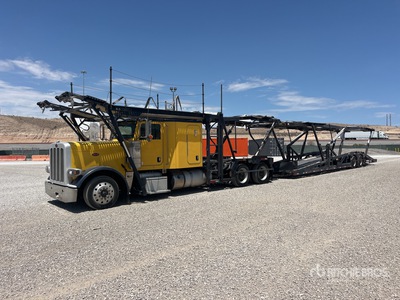 2014 Peterbilt 388 6x4 Sleeper Car Carrier Truck