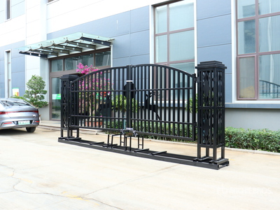 2026 Suihe NFG-20FGP-D02 20 ft Wrought Iron Bi-Parting Cancello (Unused)