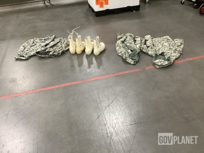 (10) Pairs of Extreme Cold Boots, (37) Jackets, (14) Parkas & Assorted Items