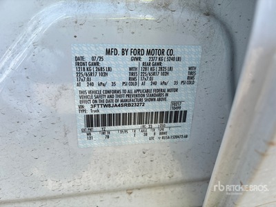2025 Ford Maverick 4x4 Dual Cab Pickup (Inoperable)