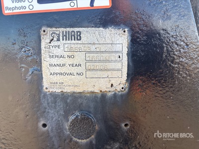 2006 Hiab 166B-3 Crane Arm クレーン付属品
