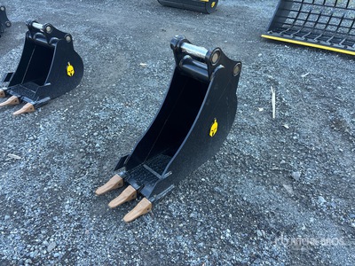 Dynamic Entities 50CL 12 in Digging Cazo para excavadora - Fits Cat 305, 305.5 Komatsu PC45/50/55 Hyundai R55, Hitachi/Deere 50D/G Case, New Holland, Kobelco SK50 Bobcat E50/341/337