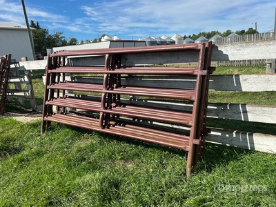 Quantity of (9) Stampede Steel 10 ft Heavy Duty Livestock Panel