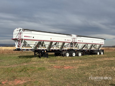 2021 Haul-All 28 ft Tri/A Super B-Train Lead Grain Trailer