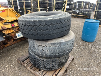 Quantity of (3) 425/65R22.5 Tires