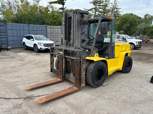 1992 Hyster H155XL 10000 lb Pneumatic Tire Forklift