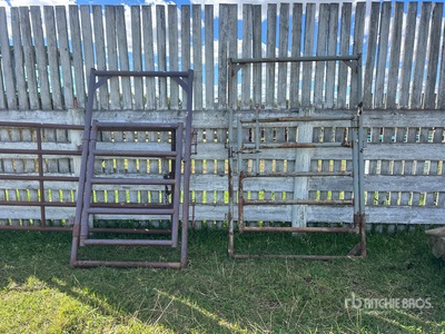 Quantity of (2) Steel Livestock Gate