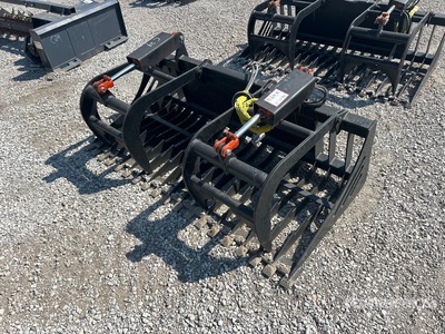 Mid-State 72 in Skeleton Skid Steer Grapple