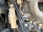 Upper Engine with Fuel Leaks