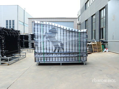Quantity of (10) 2026 Suihe NG-20H-10 20 ft Wrought Iron Bi-Parting Puerta de entrada (Unused)