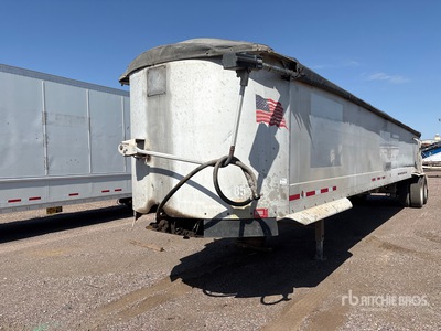 2012 Vantage S-85-SS 38 ft T/A Aluminum Frameless Demolition End Dump Trailer